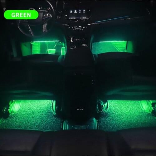 LED Ambient Lights Multicolor Car LED Strip Lights Decorations Remote/Bluetooth-compatible Control for Car Interior