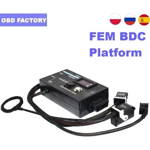 New Type for BMW FEM/BDC for BMW F20 F30 F35 X5 X6 I3 Test Platform with Black Case High Quality for BMW FEM Tester Platform