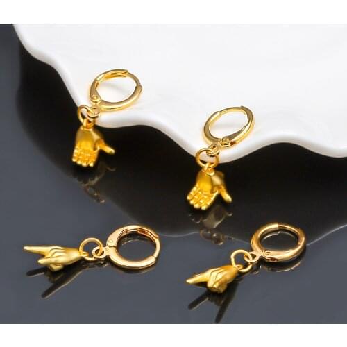 Wish Card Women's Gold Earrings