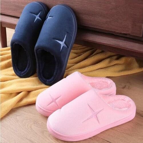 Women Winter Home Slippers Cartoon Shoes Non-slip Soft Winter Warm House Slippers Indoor Slippers