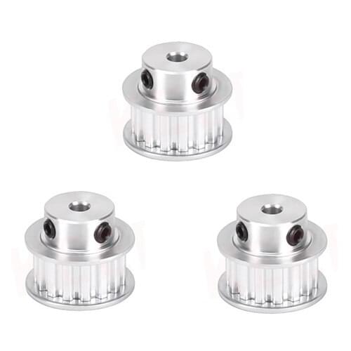 10Pcs Aluminum 10mm Width 15 Tooth Teeth XL Timing Drive Pulley Pully Synchronous Wheels Gear Bore=5mm/6mm/8mm/10mm/12mm