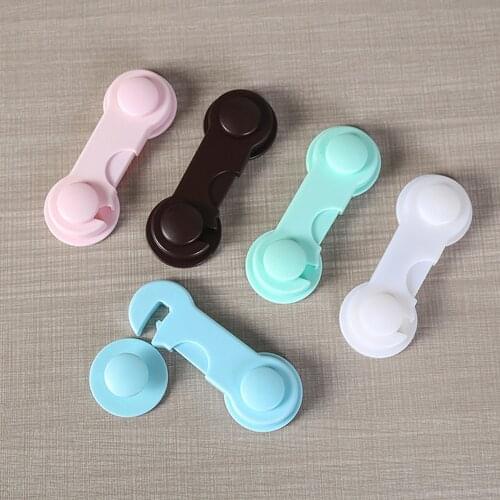 10Pcs Multifunctional Children Safety Door Cabinet Drawer Ribbon Refrigerator Lock Baby Kids Infant Wardrobe Lock Safety Protect
