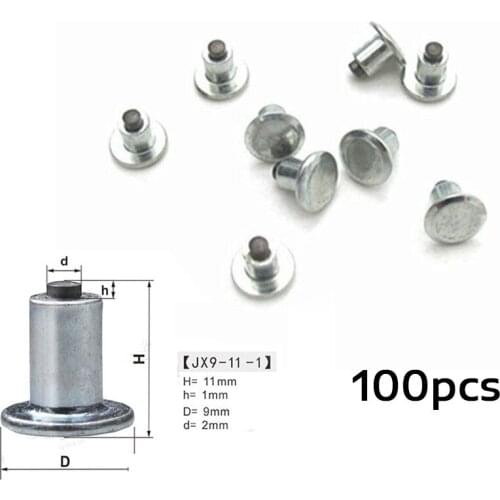 100 pcs Car winter Snow Tire Stud Wheel Anti-slip studs For Shoes Motorcycle Tires ATV Car JX9-11-1