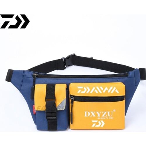 2021 Daiwa Fishing Backpack Waterproof Fishing Lures Reel Bag Straps Fish Tackle Bag Fishing Chest Pack Multi-pocket Tackle Bag