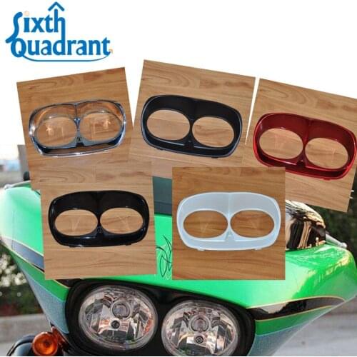 5 Colors Bad Boy Eagle Hawk Sharp Headlight Cover Headlight Bezel Trim Fits For Harley Road Glide Roadglide 1998-2013 Replace