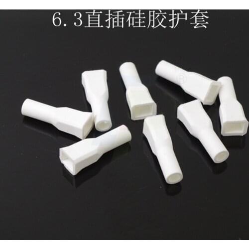 6.3 Silicone Sheath Terminal Protector High Temperature Resistant Spring Jacket