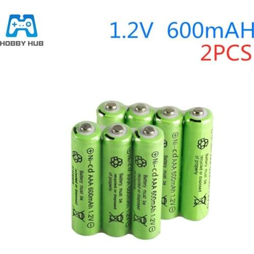 2/4/6/8/10pcs 1.2V 600mAh AAA nicd Rechargeable Battery For Remote Control toys electric toys lighting tool