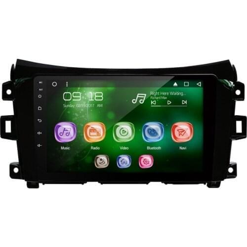 Allways 9" IPS Screen Android 8.1 Quad-core Ram 1GB Rom 16GB Car Multimedia for Nissan Navara 2016- with 2.5D Touch Screen