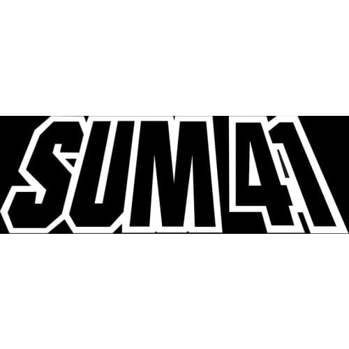 Sum 41 Decal Vinyl Window Car Sticker Truck JDM Rock Music Styling Accessories