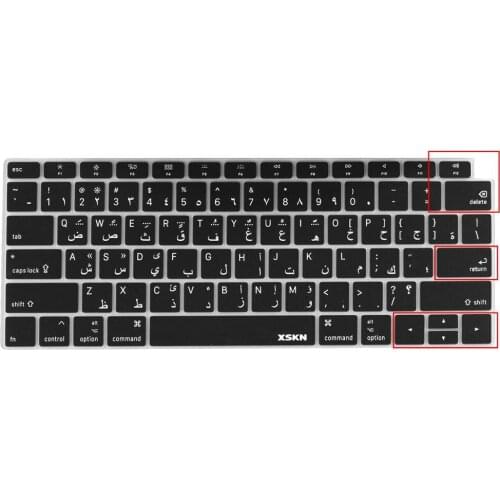Arabic Keyboard Cover for 2018 new MacBook Air 13" with Touch ID A1932