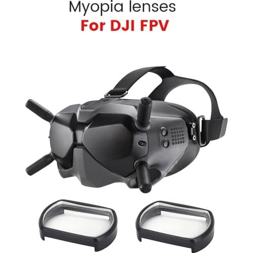 For DJI FPV Flying Glasses V2 Aspherical Vision Correction Lenses Comfortable Thin Light FPV Myopia Lenses
