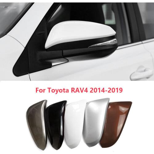 For Toyota RAV4 2014 2015 2016 2017 2018 2019 Side Rear View Mirror Cover Shell Holder Door Mirror Cap Housing