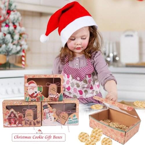 FENGRISE Christmas Candy Box Merry Christmas Decorations For Home Xmas Navidad Gifts Christmas Ornament Happy New Year Decor