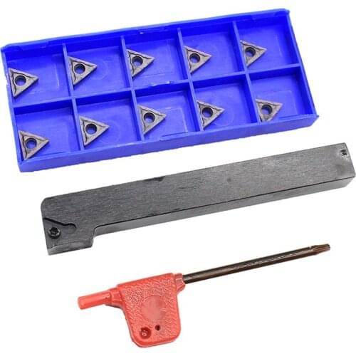 STFCR1212H11 1PCS+ 10PCS TCMT110204-MP HP1025 carbide insert for CNC Lathe Turnning cutter holder turning tools holder