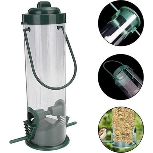Pet Feeder Bird Feeders Feed Station Hanging Garden Birds Food Dispenser Feeders Outdoor Plastic Tree Garden Decoration