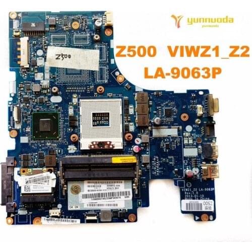 Original for Lenovo Z500 laptop motherboard Z500 VIWZ1_Z2 LA-9063P tested good free shipping