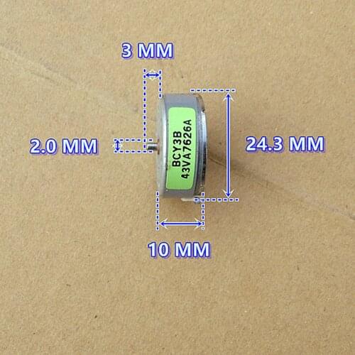 Micro 400 Solar Power DC Motor DC 1.5V-3V 6500RPM Ultra-thin Round Engine DIY Solar Fan/Toy Model