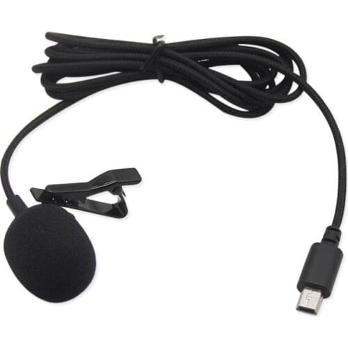 Camera Mini Usb Microphone Lapel Dv Lavalier Mic Portable External Stereo Microphones For Teaching Action Camera