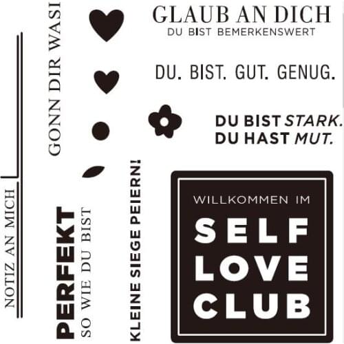 German Transparent Clear Stamp for DIY scrapbooking/Card Making C407