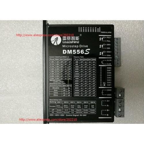 Leadshine New 2-phase Digital Stepper Driver DM556S add more functions Auto Tunning 5-24V signal CW/CCW can choose NEMA23 motor