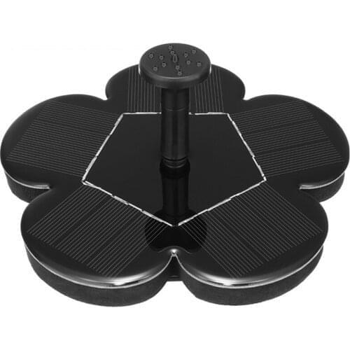 Mini Solar Plastic Water Fountain Pool Pond Waterfall Fountain Garden Decoration Outdoor Solar Powered Fountain Floating Water