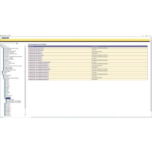 KOMATSU CSS 2018 FULL SET MANUAL