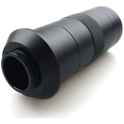 Industry Microscope Camera Magnification 100X Zoom C Mount Lens For HDMI VGA USB Industry Video Microscope Camera