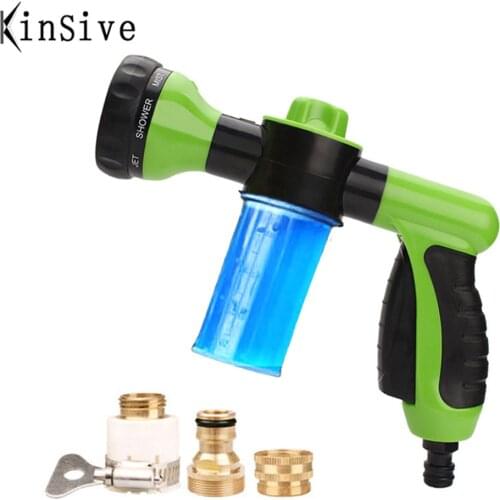 Dropshipping Pressure Washer Water Gun Hidrolavadora Garden Hose Spray Gun Foam Watering Irrigation Plant Nozzle Car WashingTool
