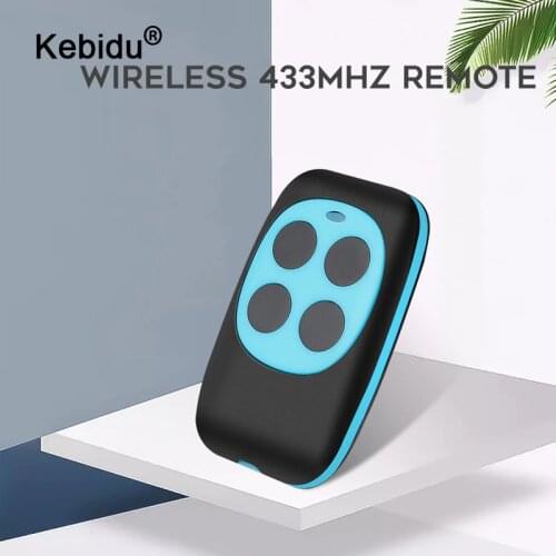 Kebidu Duplicator Remote Control 433mhz Plastic Copy Remote Control Learning Type 4 Buttons Wireless Remote For Gates