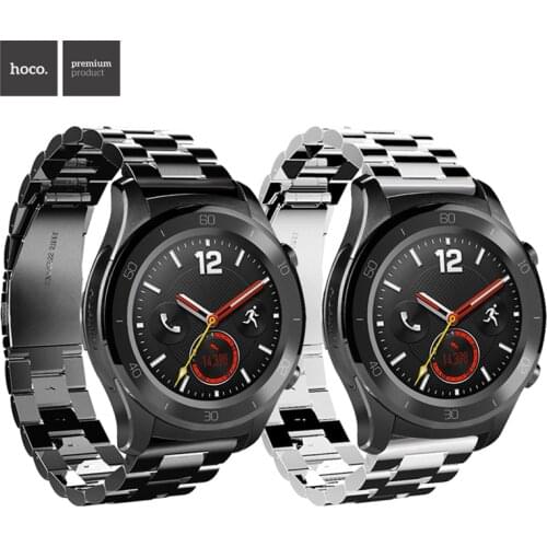 HOCO 22mm Classic stainless steel band for Huawei watch GT 2 Pro metal strap For Samsung Gear S3 sport huawei gt galaxy 46mm