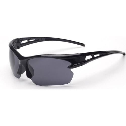 Seemfly Outdoor Riding Sunglasses Men Sports Glasses Frameless Discolor Eyewear Bike Cycling Night Vision Goggles Anti-UV400