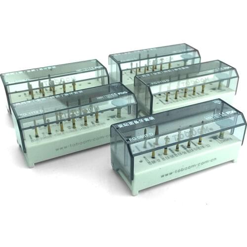 Dental Lab Burs Dental Teeth Polishing Drills Preparation Kit Anterior Posterior Ceramics Zirconia Crown