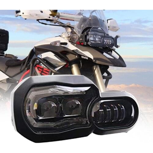 E9 Mark Approved Motorcycle LED Headlight Projector Hi Lo Headlamp For BMW F800GS F800R F700GS F650GS Adventure