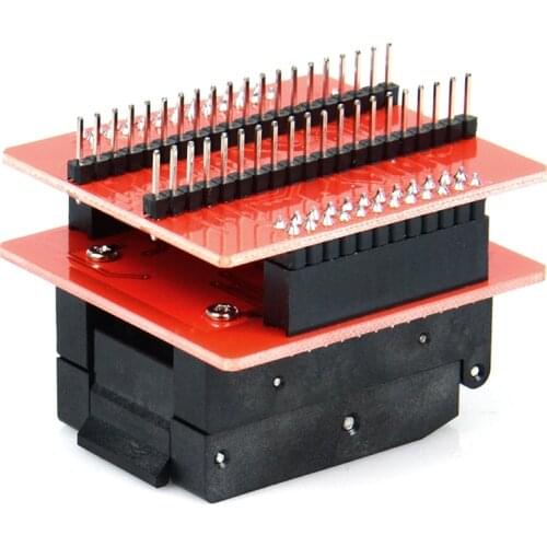 New Version BGA48 ZIF Adapter/Adaptor with TSOP48/SOP44 Support NAND Flash Only for TL866II Plus Programmer Fast Speed