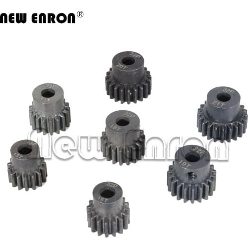 1Pc Harden Steel M0.8 5mm 32P Motor Gear Pinion 15T 16T 17T 18T 19T 20T 21T for RC Car Parts Traxxas 1/10 1:10 1/8 1:8 model Ca