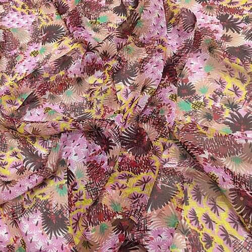 100% pure silk fabric silk georgette gauze chiffon soft and cool for girls clothes,SCG715