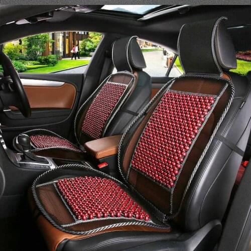 Automobile summer four season universal wood bead integrated automobile cushion single cooling cushion car seat cushion