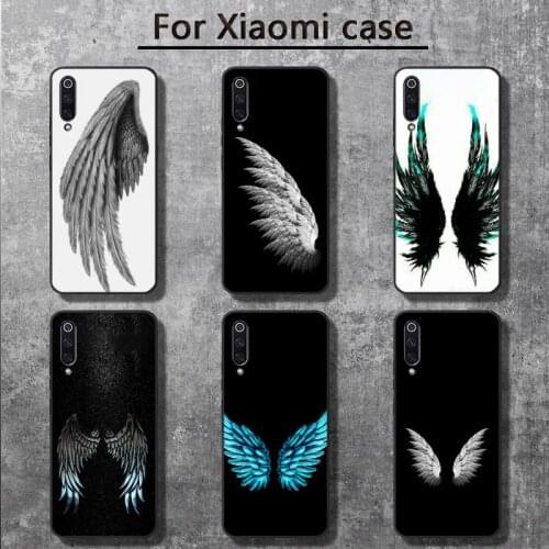 Wing Angel Girls Phone Cases for Xiaomi mi 6 6plus 6X 8 9SE 10 Pro mix 2 3 2s MAX2 note 10 lite Pocophone F1