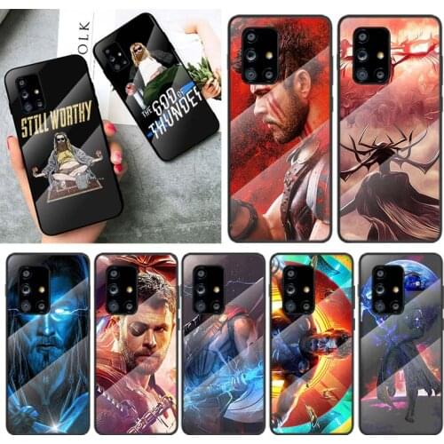 Avengers Thor For Samsung Galaxy A91 A81 A72 A71 A52 A51 A41 A31 A21S A11 A01 Tempered Glass Cover