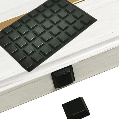 40 grains/lot 12.7x3mm Black Self Adhesive Hemisphere Silicone Rubber Bumpers Soft Transparent Black Anti Slip Feet Pads Damper