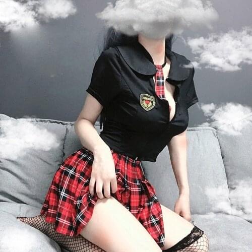 JK Uniform Mini Skirt Japanese Students Role Play Live Show Sailor Uniform Sexy Lingerie Sexi Cosplay Anime Cute Girl Costumes