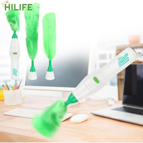 Soft Microfiber Window Bookshelf For Home Furniture Car Dust Cleaner Brush Multifunctional Electric Feather Duster