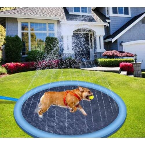 Pet Sprinkler Pad Play Cooling Mat Swimming Pool Outdoor Water Thickened Non-slip Spray Mat Tub For Dog Summer