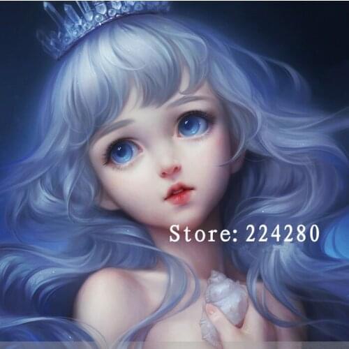 Mermaid Princess Sweet Needlework,Embroidery,Cute DIY 14CT Unprinted Cross stitch kits,Arts Pattern Cross-Stitching Decor