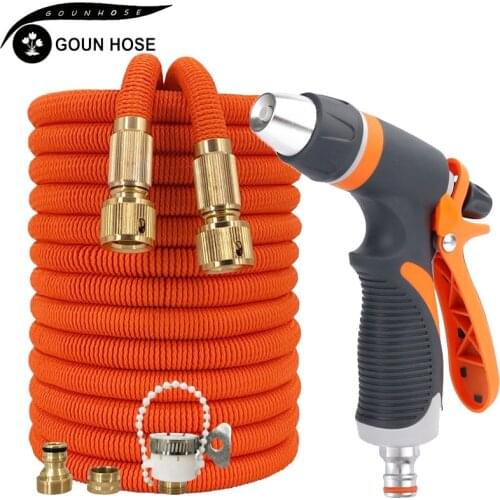 New Hot Sale Garden Hose Hose Magic 1/2 EU High Pressure Car Wash Hose Adjustable Hose Nozzle Set For Watering The Garden