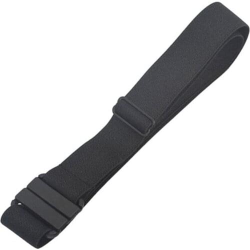 Adjustable Stretch Waist Belt No Show Flat Buckle Non-Slip Simple Elastic Belts Band For Women And Men Pants Clothes Waistband