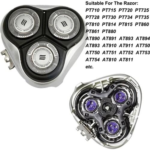 Poleet Replacement Shaver Head HQ8 For Philips Razor blade PT860 PT715 PT726 PT786 AT810 AT910 AT750 AT757 AT926 Carmen bracket