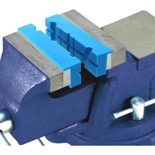 2pcs Universal Vise Jaw Pads Soft Pad Jaws Bench Vice Protection Strip