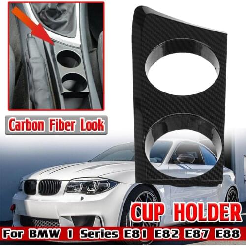 High Quality Car Front Center Console Drinks Water Cup Holder Bracket For BMW BMW 1 Series E81 E82 E87 E88 Left-hand Drive