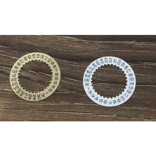 High Quality Aftermarket Rx Silver/Gold Date Indicator Wheel Disc for Caliber 3135 16200